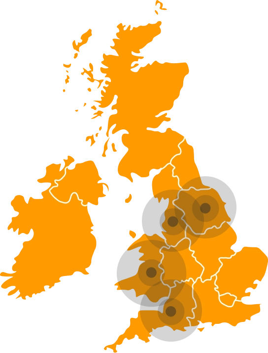 Map of the UK