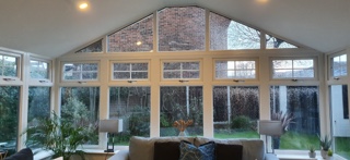 Replacement conservatory roof interior