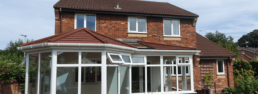 Gable End Conservatory with Tiled Roof