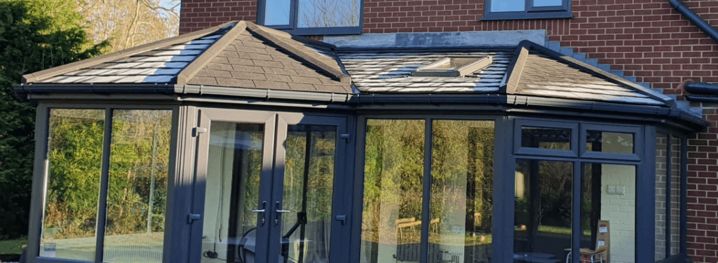 Gable End Conservatory with Tiled Roof