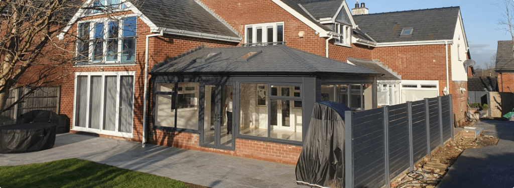 Gable End Conservatory with Tiled Roof