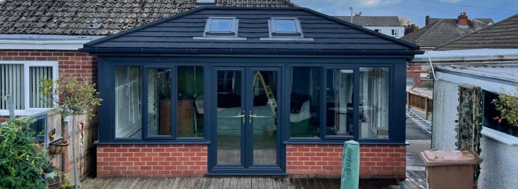 Gable End Conservatory with Tiled Roof
